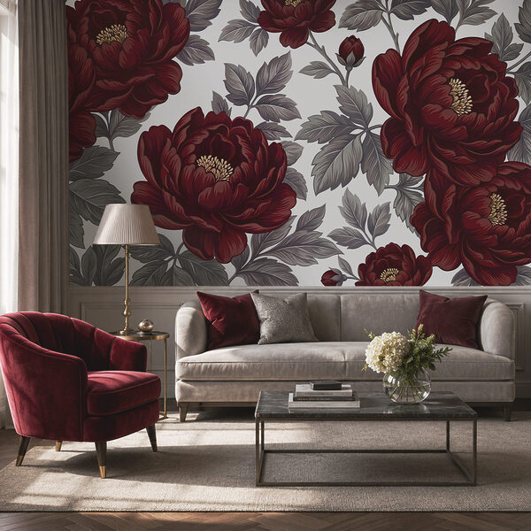 - Elegante diseño floral en colores vivos - Elegante diseño floral en colores vivos