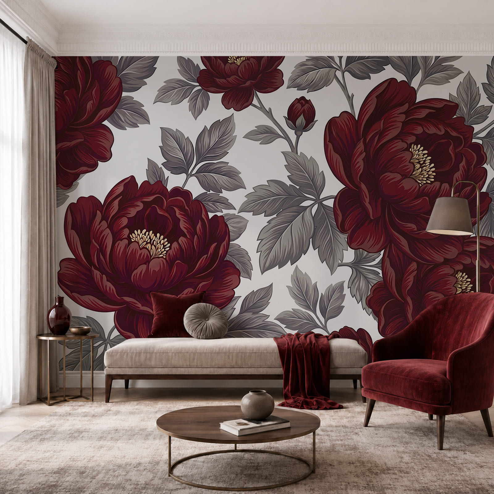 - Elegante diseño floral en colores vivos - Elegante diseño floral en colores vivos