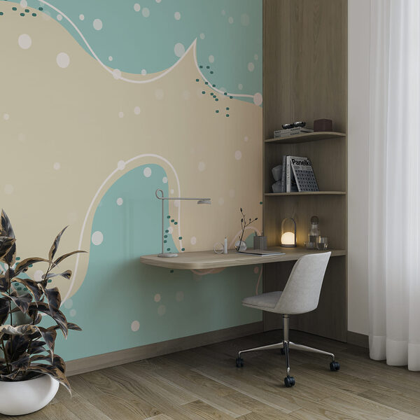 Fondo azul y blanco con puntos blancos Fondo azul y blanco con puntos blancos