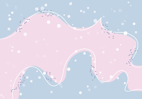 Pink and white liquid with white dots Pink and white liquid with white dots