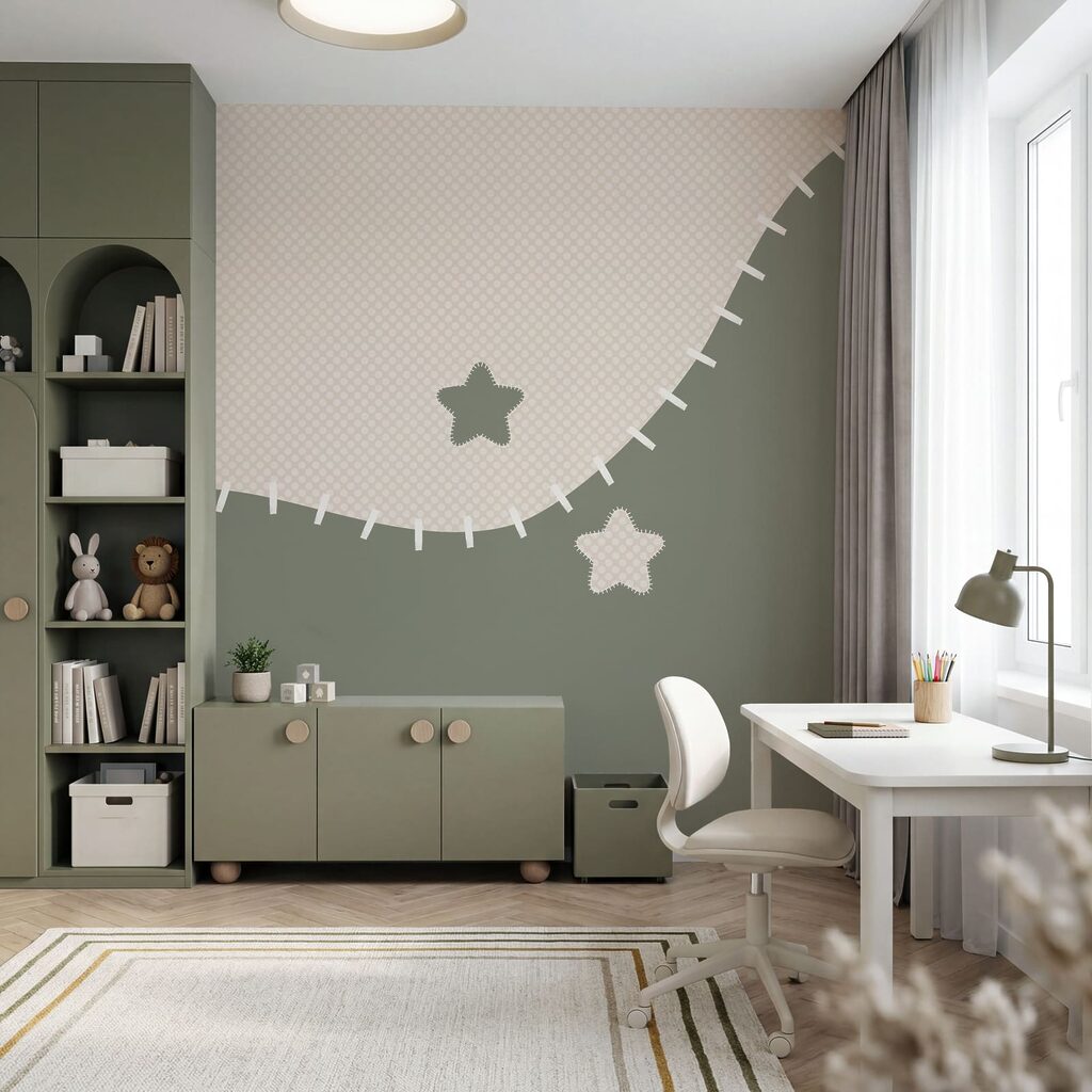Tela blanca y gris con estrellas Tela blanca y gris con estrellas