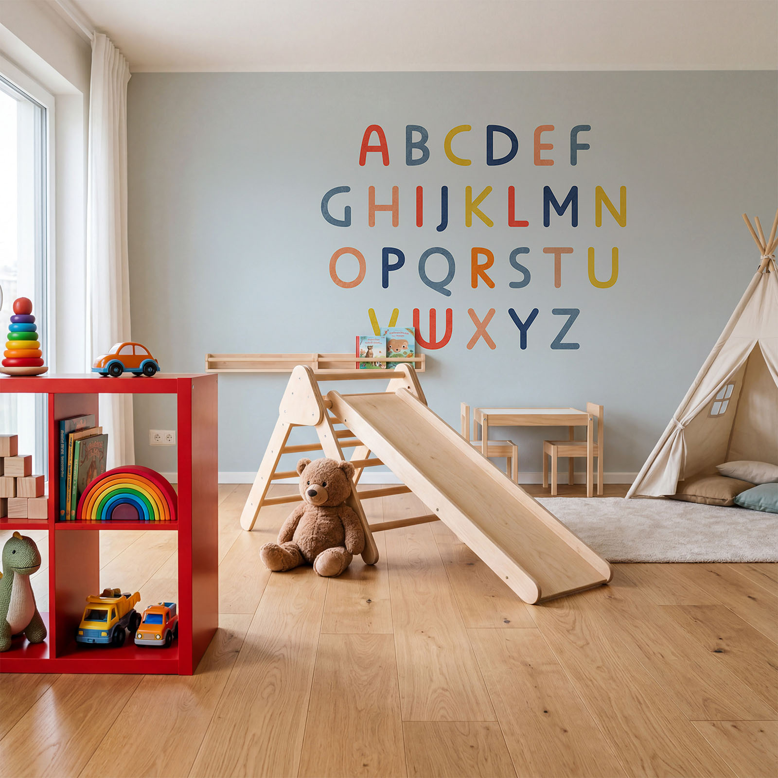 Conjunto de letras de colores Conjunto de letras de colores