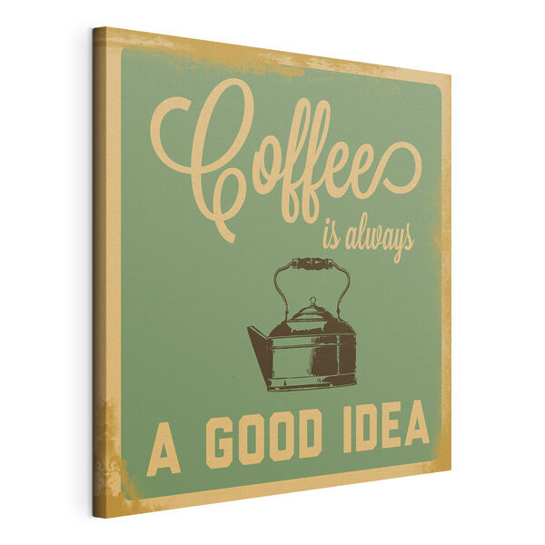 Cuadros Tea kettle with text on it (SKU: s07842)