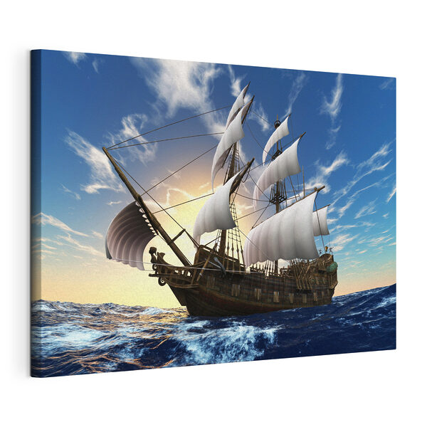 Un barco en el agua Cuadros Un barco en el agua