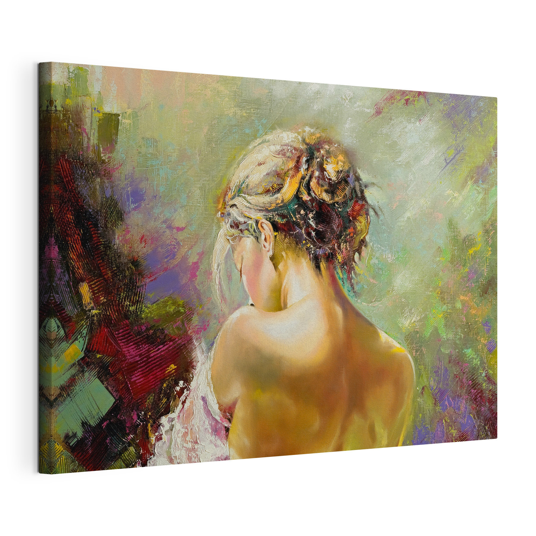 A painting of a woman A painting of a woman