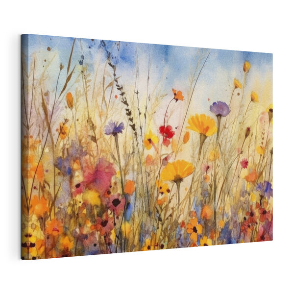 Cuadros Cuadros Una acuarela de flores (SKU: s33634)