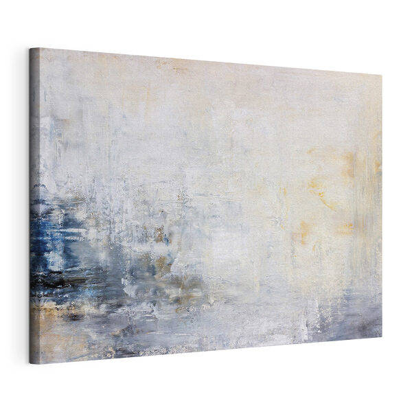 Cuadros Un fondo blanco y azul