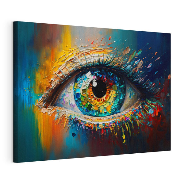 Cuadros Un ojo lleno de color