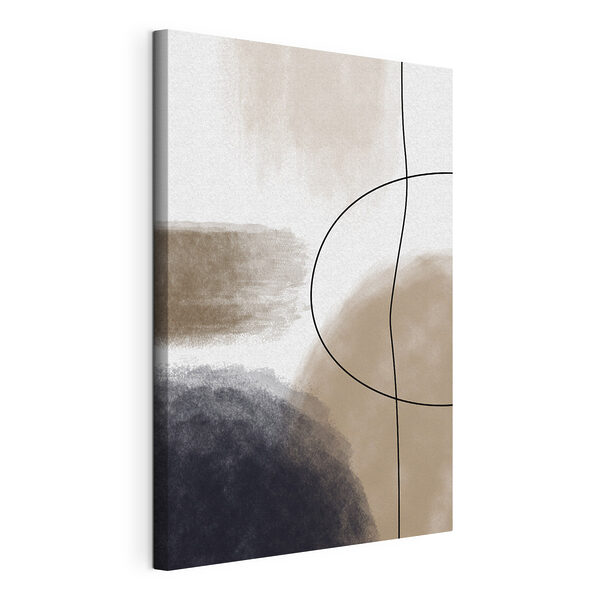 Cuadros Formas abstractas en tonos apagados