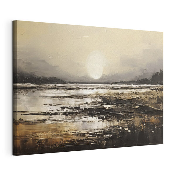 Cuadros Un cuadro de una playa con el sol al fondo (SKU: s35912) Cuadros Cuadros Un cuadro de una playa con el sol al fondo (SKU: s35912)