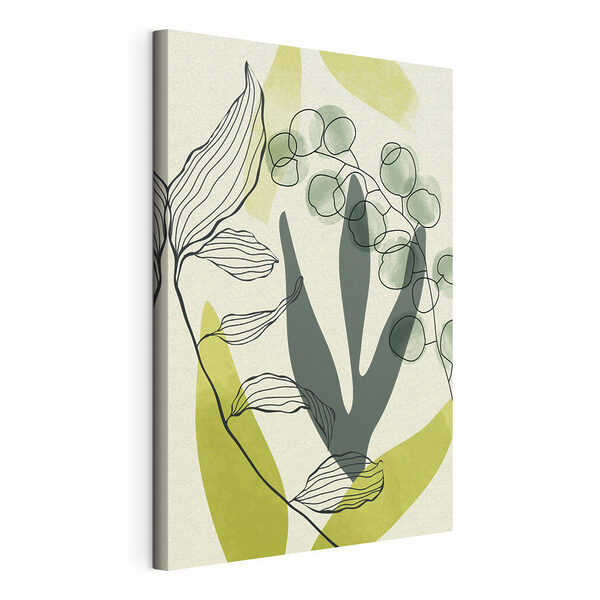 Cuadros Un dibujo de una planta