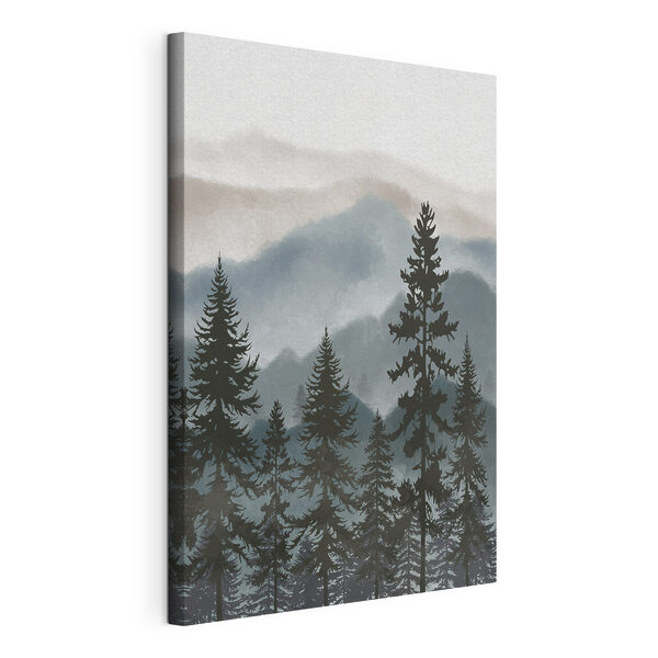 Cuadros Cuadros Un grupo de árboles en un bosque (SKU: s37017)