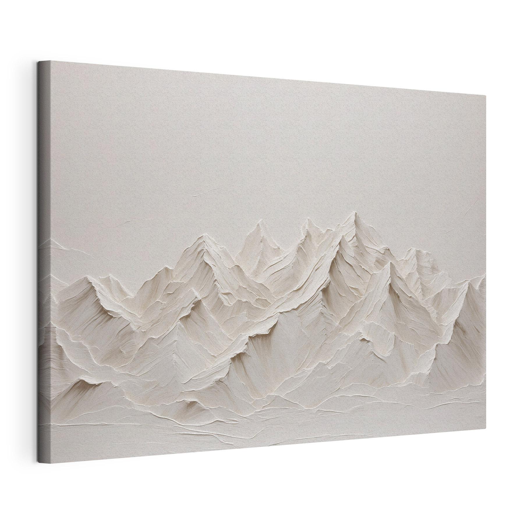 A white mountain range with snow A white mountain range with snow