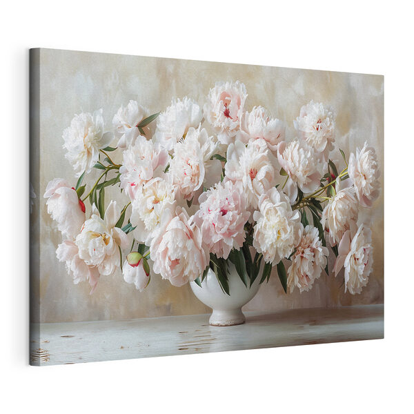 Cuadros Cuadros Un jarrón con flores blancas (SKU: s38461)