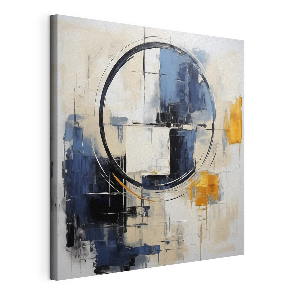 A painting of a circle A painting of a circle