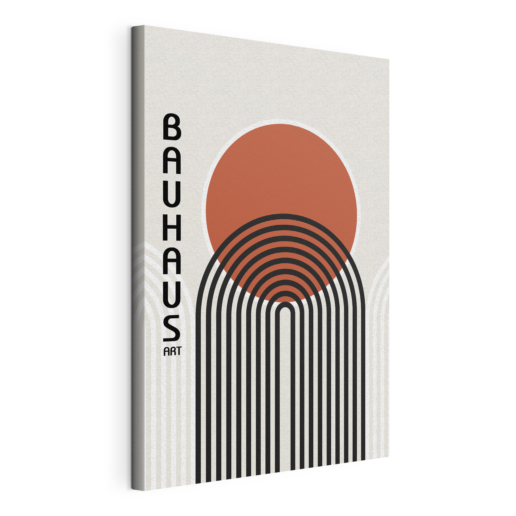 A graphic design with black lines and a red circle A graphic design with black lines and a red circle