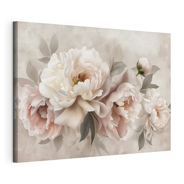 Un ramo de flores sobre fondo blanco Cuadros Un ramo de flores sobre fondo blanco