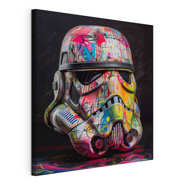 Cuadros Cuadros Casco de soldado de asalto de colores (SKU: s39453)