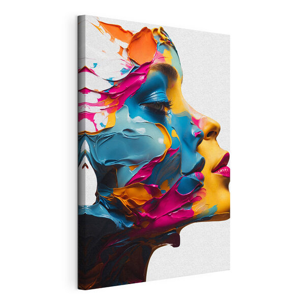 Cuadros Cuadros Mujer con pintura en la cara (SKU: s39591)