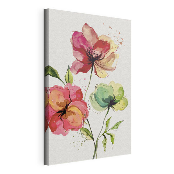 Cuadros Pintura en acuarela de flores (SKU: s39769) Cuadros Cuadros Pintura en acuarela de flores (SKU: s39769)