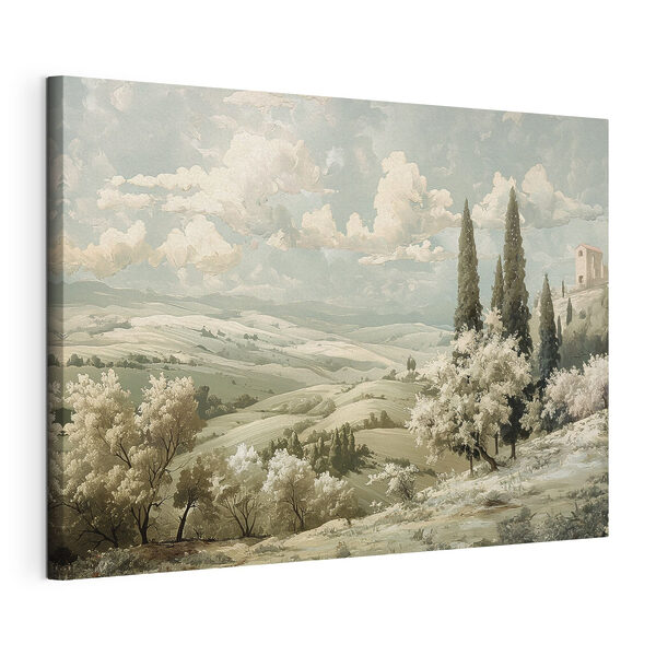 Cuadros Cuadros Paisaje con árboles y colinas (SKU: s40084)