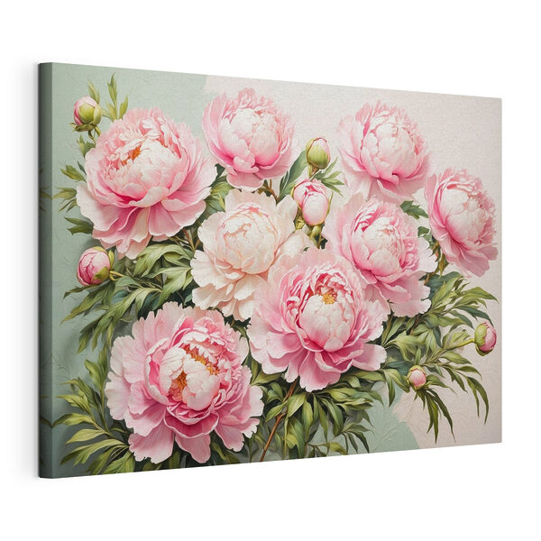 Cuadros Cuadros Ramo de flores rosas (SKU: s40074)