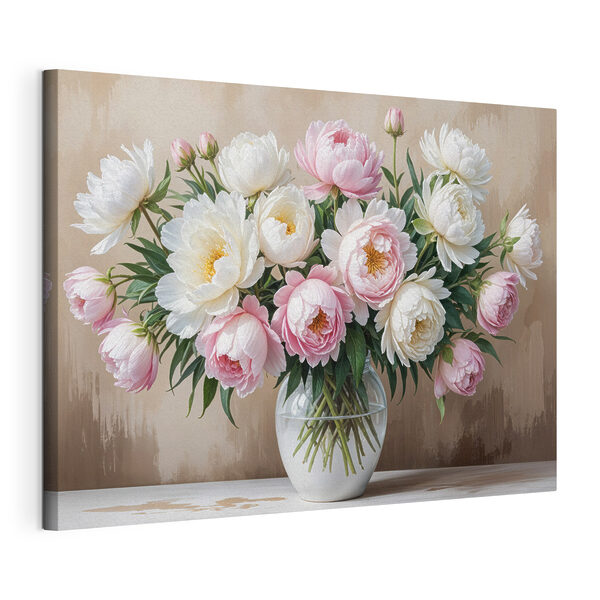 Cuadros Cuadros Jarrón con flores sobre una mesa (SKU: s40398)