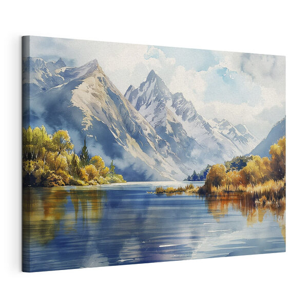 Cuadros Cuadros Agua con las montañas al fondo (SKU: s40309)