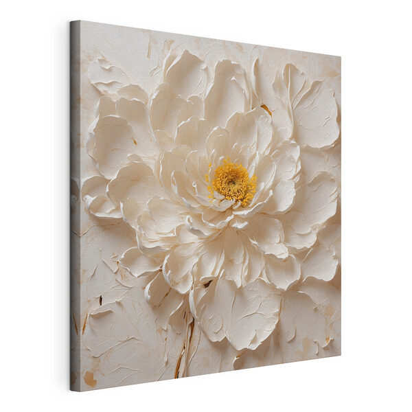 Cuadros Cuadros Flor blanca con el centro amarillo (SKU: s40618)