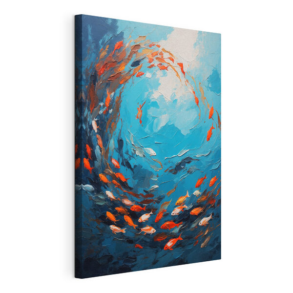 Cuadros Cuadro de peces nadando en el agua (SKU: s40633) Cuadros Cuadros Cuadro de peces nadando en el agua (SKU: s40633)