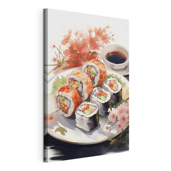 Cuadros Plato de sushi y salsa (SKU: s41179) Cuadros Cuadros Plato de sushi y salsa (SKU: s41179)