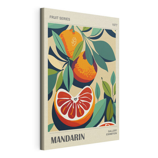 Cuadros Un póster con naranjas y hojas (SKU: s36632) Cuadros Cuadros Un póster con naranjas y hojas (SKU: s36632)