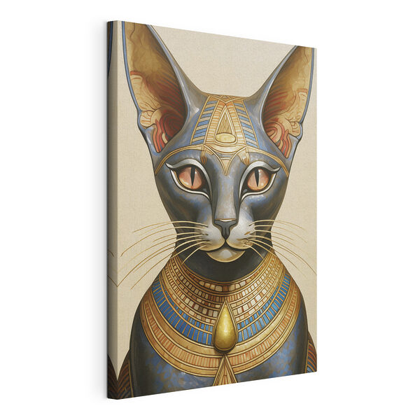 Cuadros Majestuoso gato egipcio con atuendo de gala (SKU: s38724) Cuadros Cuadros Majestuoso gato egipcio con atuendo de gala (SKU: s38724)