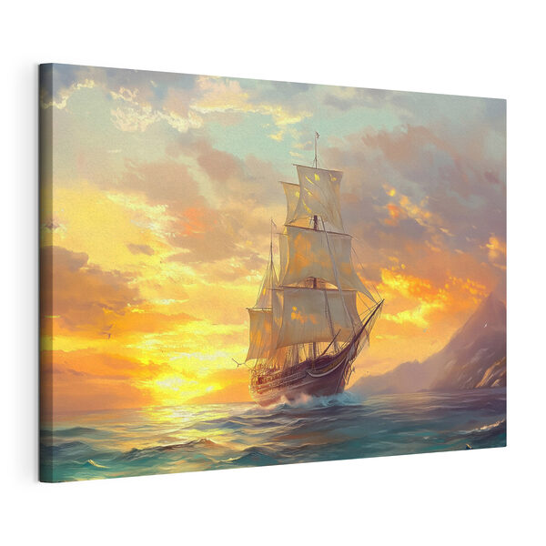 Cuadros Cuadros Barco en el océano (SKU: s41633)