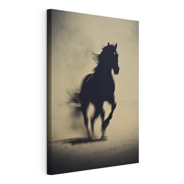 Cuadros Un caballo corriendo por la nieve (SKU: s41708) Cuadros Cuadros Un caballo corriendo por la nieve (SKU: s41708)