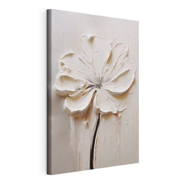 Cuadros Una flor blanca tallada en una superficie blanca (SKU: s41688) Cuadros Cuadros Una flor blanca tallada en una superficie blanca (SKU: s41688)