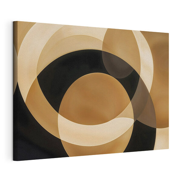 Cuadros Cuadros Círculos abstractos sobre un fondo oscuro (SKU: s41741)