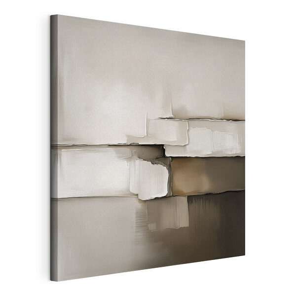Cuadros Cuadros Capas abstractas en tonos neutros (SKU: s41843)