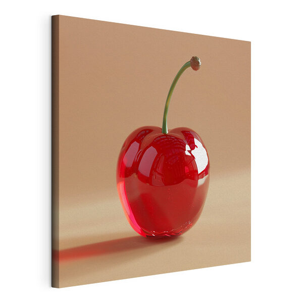 Cuadros Cereza roja con tallo (SKU: s42069) Cuadros Cuadros Cereza roja con tallo (SKU: s42069)
