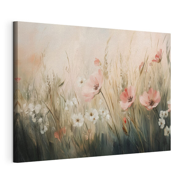 Cuadros Cuadros Cuadro de flores en un campo (SKU: s42209)