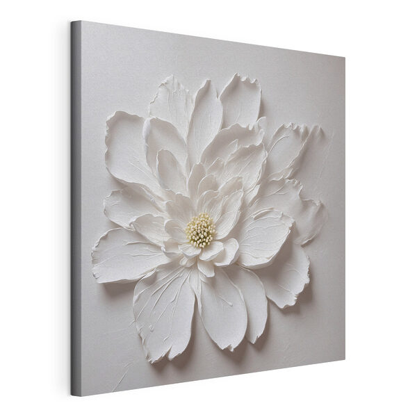 Cuadros Cuadros Flor blanca hecha de papel (SKU: s42517)