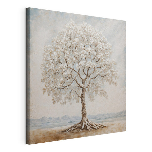 Cuadros Árbol con flores blancas