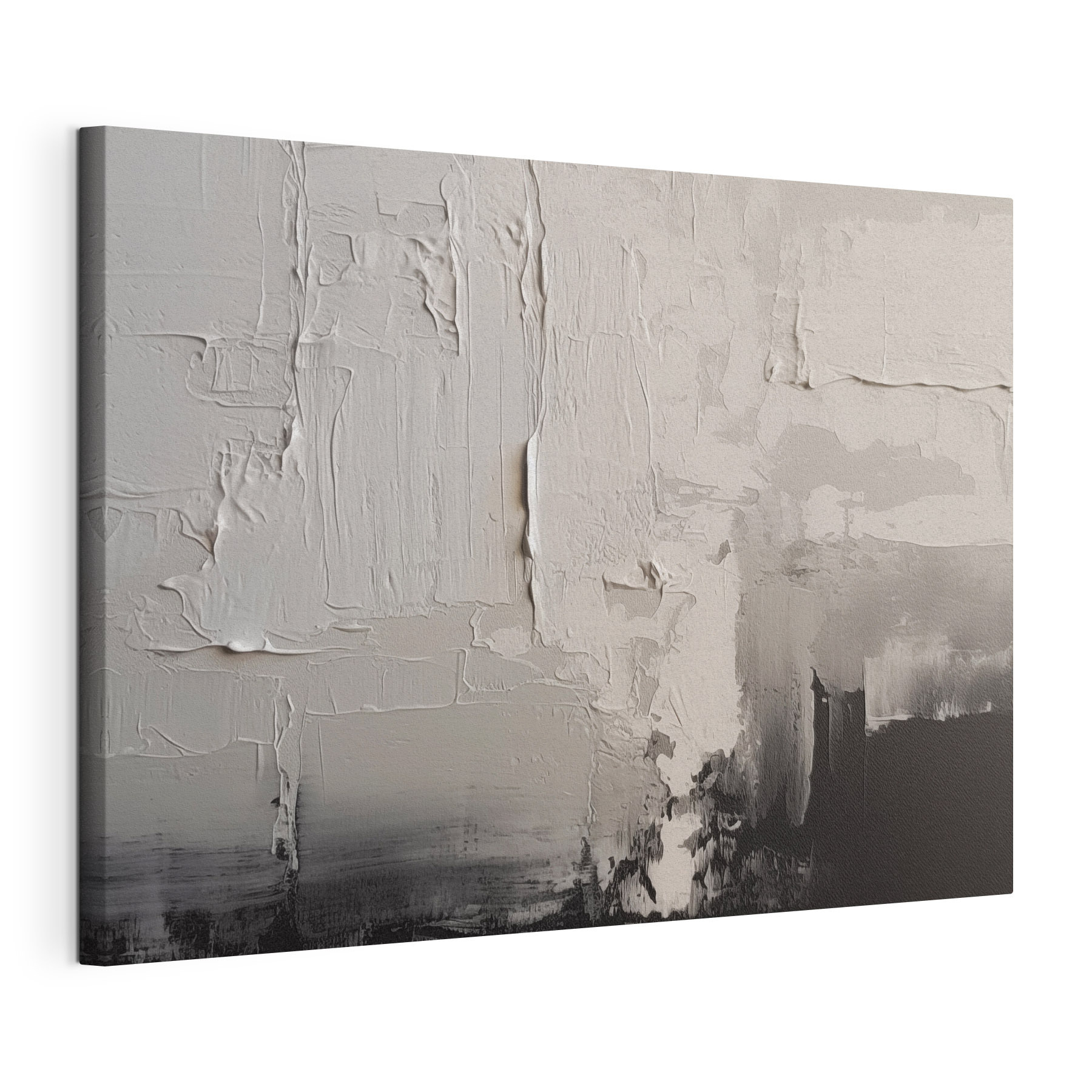 White and black wall