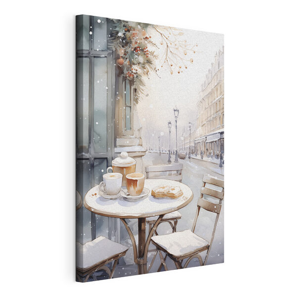 Cuadros Mesa con tazas de café y cruasanes encima (SKU: s42798) Cuadros Cuadros Mesa con tazas de café y cruasanes encima (SKU: s42798)