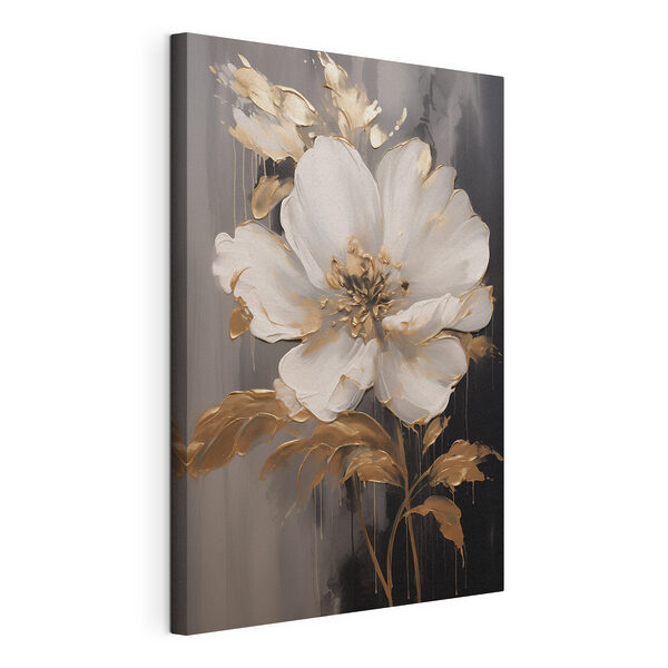 Cuadros Una elegante flor sobre un lienzo oscuro (SKU: s43207) Cuadros Cuadros Una elegante flor sobre un lienzo oscuro (SKU: s43207)