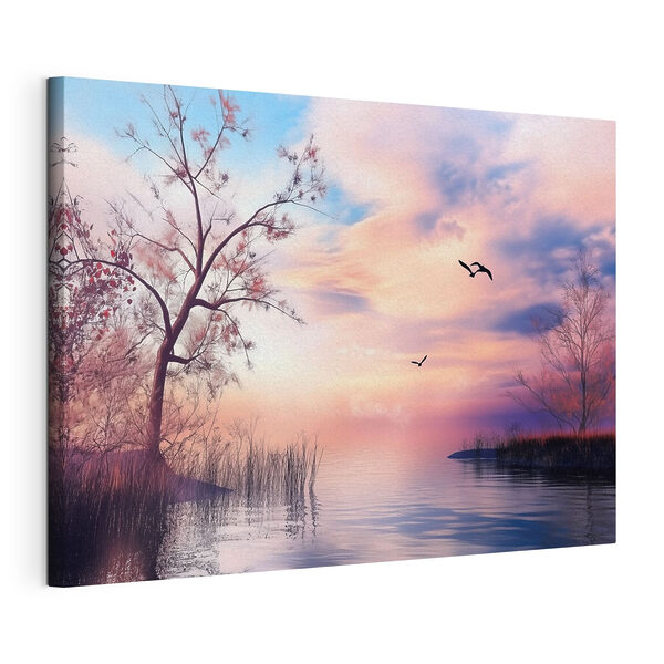 Cuadros Cuadros Árbol junto al agua (SKU: s43287)
