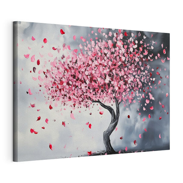Árbol con pétalos rosas Cuadros Árbol con pétalos rosas