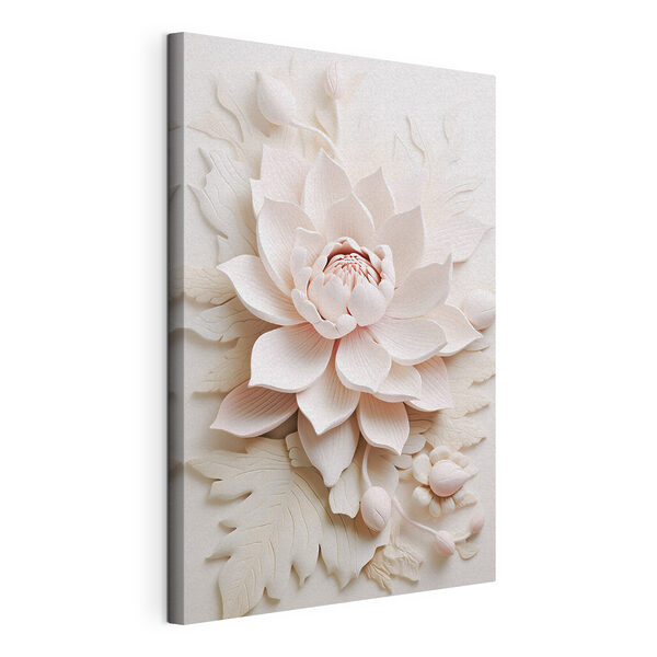 Flor blanca con hojas Cuadros Flor blanca con hojas