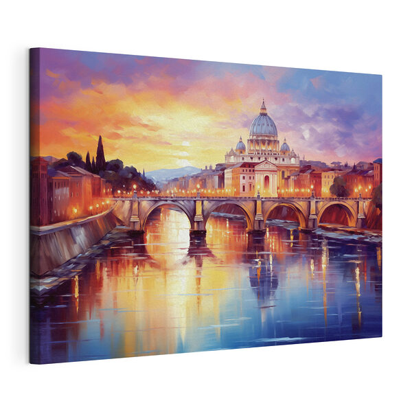 Cuadros Puente sobre un río con un edificio al fondo (SKU: s43396) Cuadros Cuadros Puente sobre un río con un edificio al fondo (SKU: s43396)