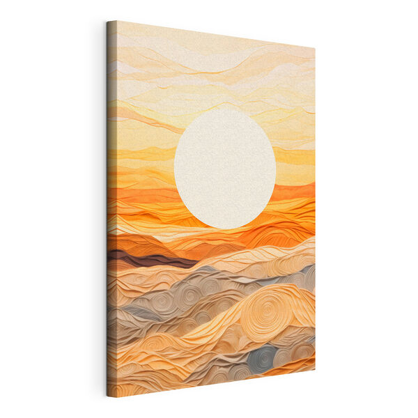 Cuadros El sol sobre el desierto (SKU: s43586) Cuadros Cuadros El sol sobre el desierto (SKU: s43586)
